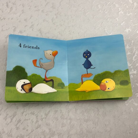Duck and Goose 1 2 3 Board Book by Tad Hills and Commonwealth Stuffed Toy Duck - Picture 6 of 16